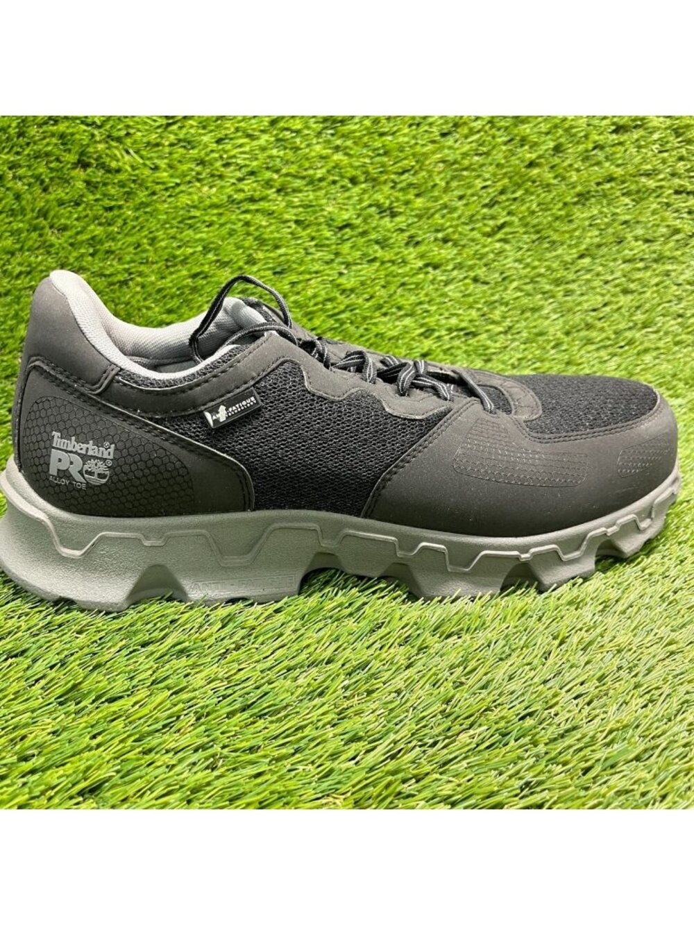 Timberland PRO Powertrain EV Mens Size 13E Black Composite Toe Safety Work Shoes